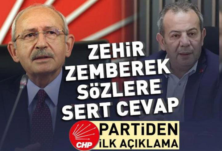 CHP'den Tanju Özcan açıklaması