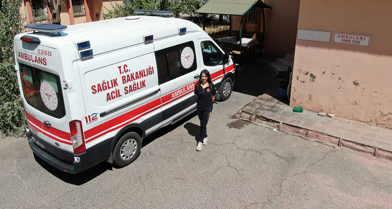 2 milyonluk şehrin tek kadın ambulans şoförü