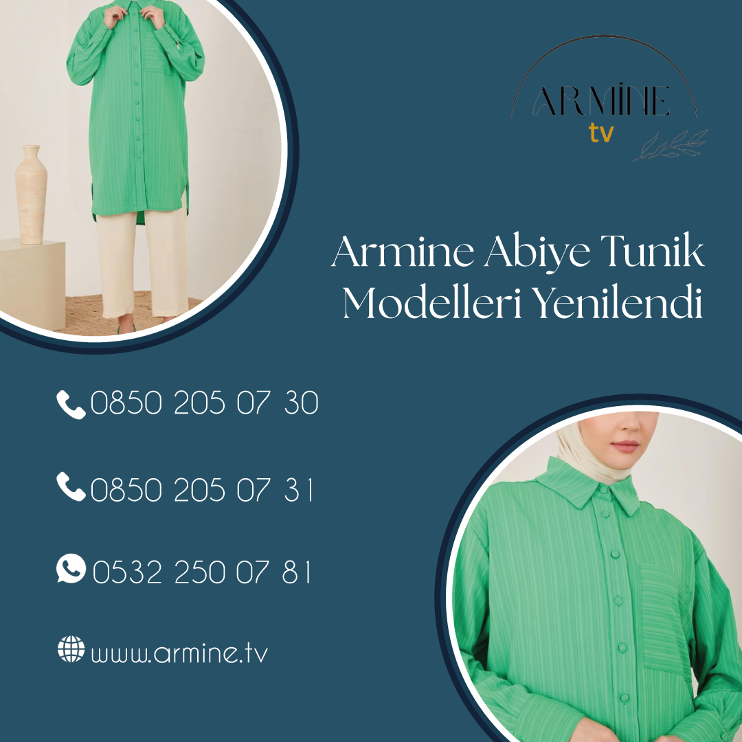 Armine Abiye Tunik Modelleri Yenilendi