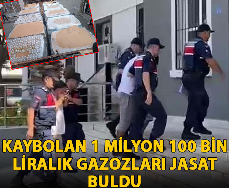 Kaybolan 1 milyon 100 bin liralık gazozları JASAT buldu