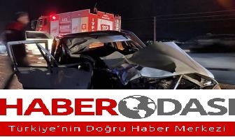 Otomobil ile pikabın çarpıştığı kazada 3 kişi yaralandı