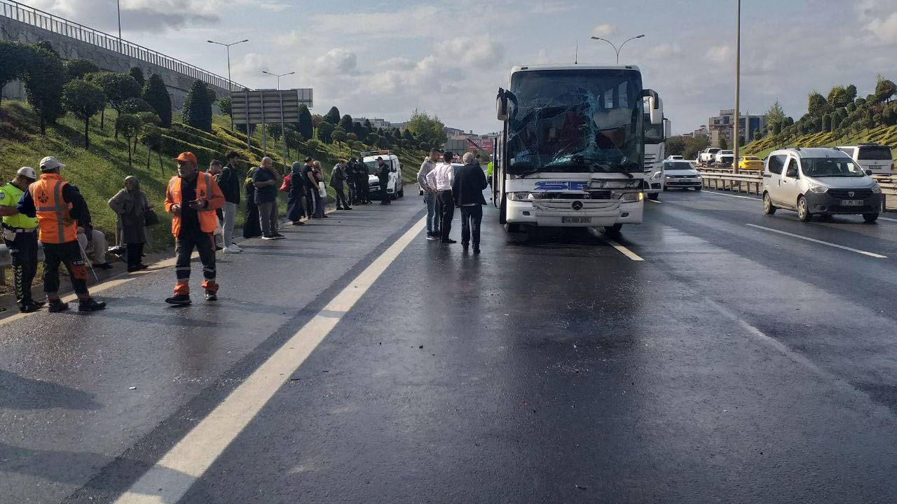 Anadolu TEM Otoyolunda trafik kazası